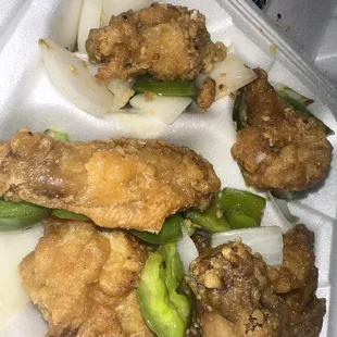 Garlic, jalapeño wings