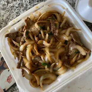 The amount of onions... wow