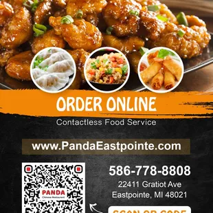 order online for pandaeaspointe com