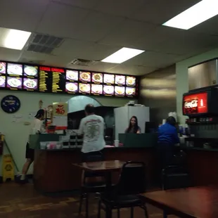 Counter service. No waitstaff.