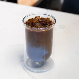 Try our house favorite the, fruit loop latte topped with either espresso or matcha!