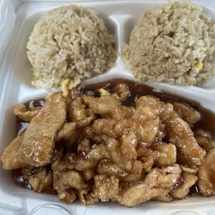 Orange Chicken Lunch Special