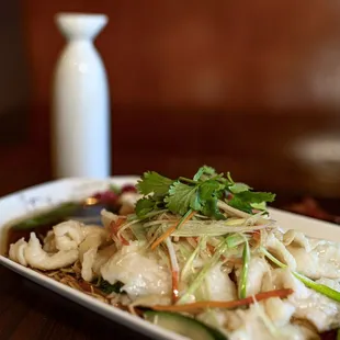 grilled fish, fish, food, seafood, grilled seafood