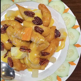 50. Shrimp with Honey Walnuts