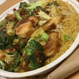 Shrimp w/ Broccoli Lunch Special $7.90