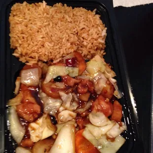 Hunan chicken - lunch portion