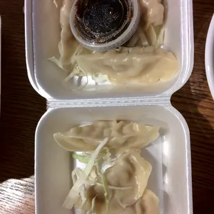 Steamed dumplings
