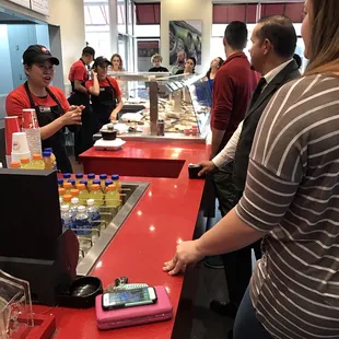 interior, sushi and sashimi