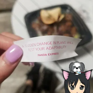 Why are these fortune cookies always so accurate? Lol. Love, @eatoutthao