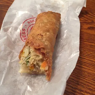 Chicken egg roll. $1.90 for one