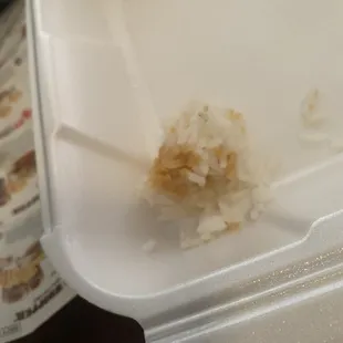 Old rice gets chunky like this. ‍