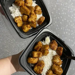 Beyond Orange Chicken with White Rice