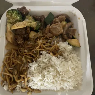 Beef Broccoli and Mushroom Chicken