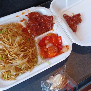 They would not give me more beef when I asked and the gave me way to much veggies