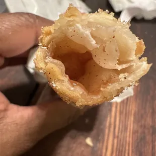 Inside apple pie