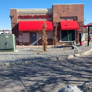 the front of the restaurant