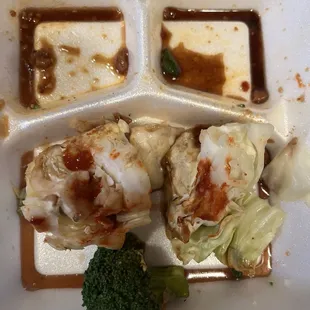 Cabbage from the fresh veggies. Too big!