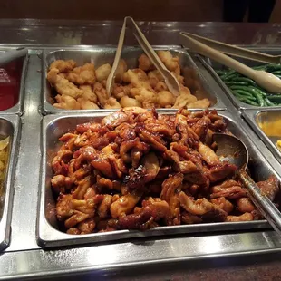 interior, chicken wings and fried chicken