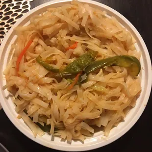 a bowl of noodles