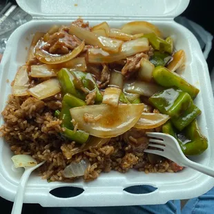 Pepper Steak w. Onions
