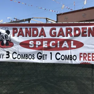 We  got a good promotion today. It&apos;s not going to be for long so hurry there food is good.