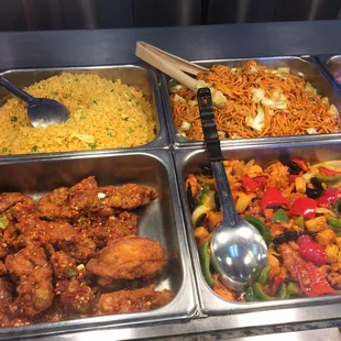 interior, chicken wings and fried chicken