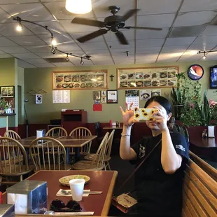 Inside of the restaurant