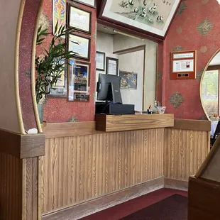 Inside of the restaurant