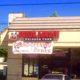Panda Garden Chinese Food. Grand Opening, April 2016. Welcome to Ontario.