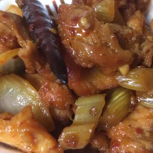 Spicy Kung Pao Chicken. Always one of my favorites.