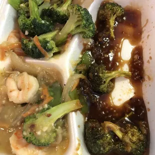 Dragon &amp; Phoenix - sorry I demolished the General Tsos portion and part of shrimp with garlic sauce when I remembered to take picture.