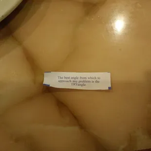 Humorous fortune cookies