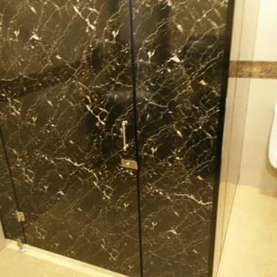 Bathroom stalls made of imported marble