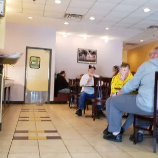 Its going to fill up as I leave.