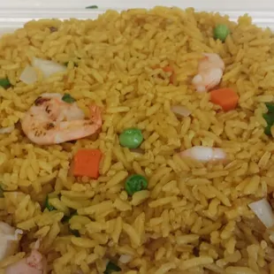 Delicious Shrimp Fried Rice.