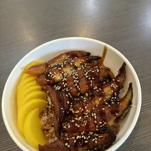 Eel bowl