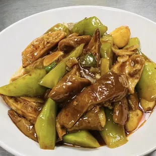 Large intestine w/ AA lettuce 红烧大肠