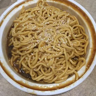 Cold sesame noodles