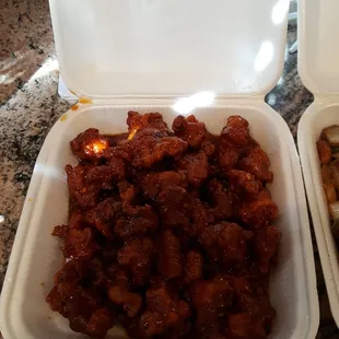 Orange chicken