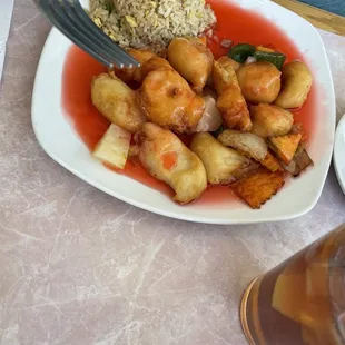 54. Sweet and Sour Chicken