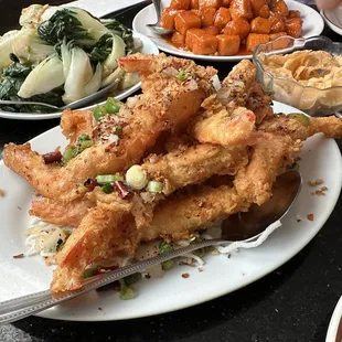 Salt &amp; pepper shrimp with shell