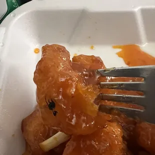 Orange shrimp