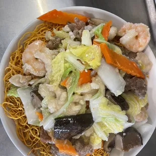 House special pan fried noodles