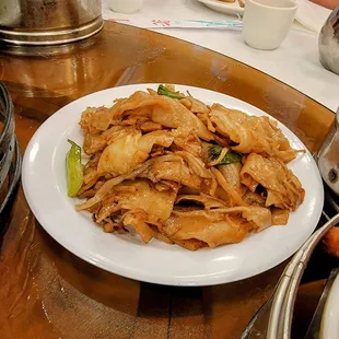 a plate of food on a table