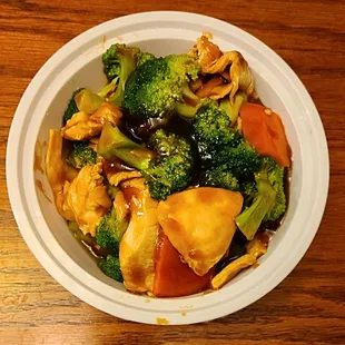 Chicken with broccoli