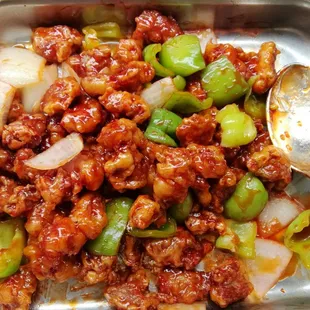 Sweet &amp; Sour Chicken (or Pork)  $8.49 (available item for Combo choice)