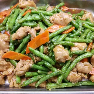 Green Bean &amp; Chicken  $8.49 (available item for combo choices)