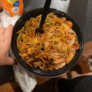 Hmmm this is disgustingly salty food!! Huge portion but I didn&apos;t ask for any soy sauce or anything salty???? Not worth $16