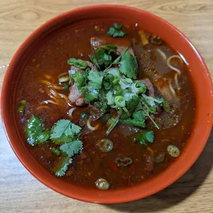 Beef noodle soup