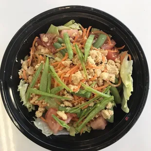 a bowl of rice and vegetables